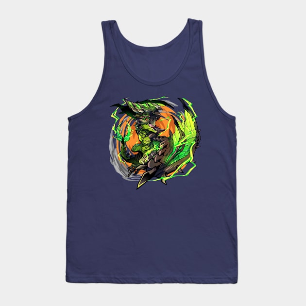 Electric Bird King Tank Top by Ashmish